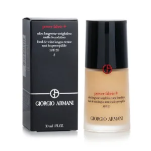 Giorgio Armani Power Fabric+ Ultra Longwear Weightless Matte Foundation SPF 20 Magasin - vente & achat en ligne Casablanca Maroc
