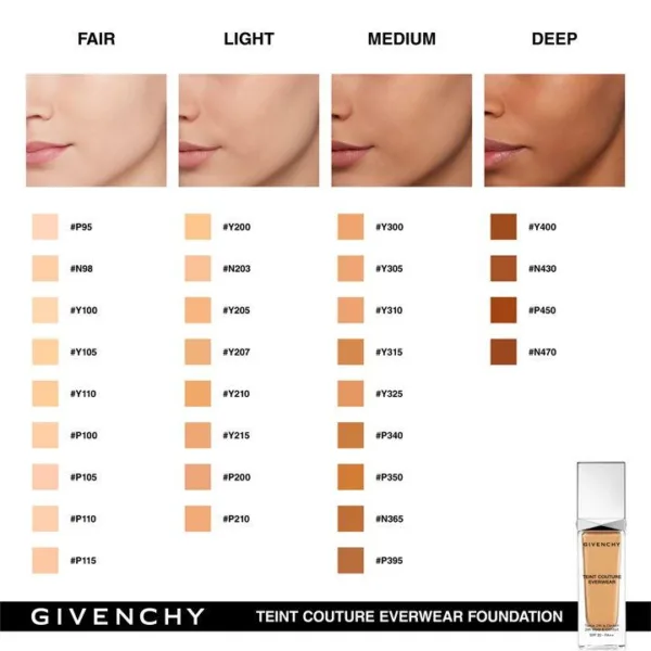 Givenchy Teint Couture Everwear 24HR SPF20 30ml #Y400 Magasin - vente & achat en ligne Casablanca Maroc