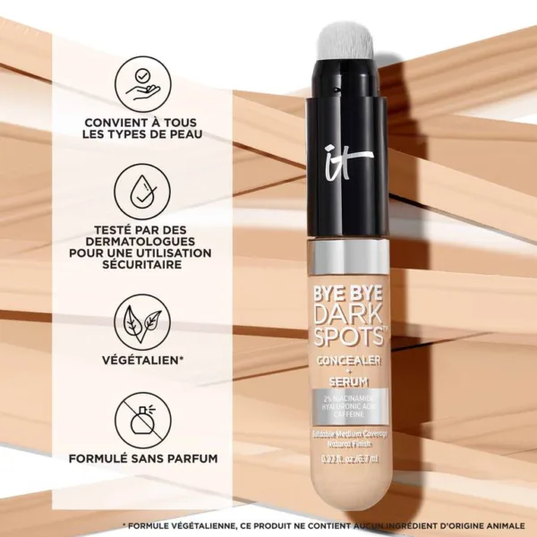 Bye Bye Dark Spots anti-Cernes + Sérum avec 2% de niacinamide Magasin - vente & achat en ligne Casablanca Maroc
