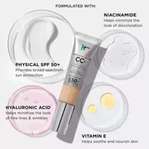 IT Cosmetics CC Crème SPF50 CC+ Cream Nude Glow Your Skin But Better Magasin - vente & achat en ligne Casablanca Maroc