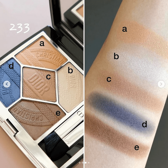 Dior la palette 5 couleurs couture dressing de fards à paupières 233 Eden-Roc Magasin - vente & achat en ligne Casablanca Maroc