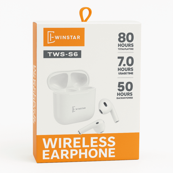 Écouteurs Sans Fil TWS-S6 WINSTAR + Pochette Offerte