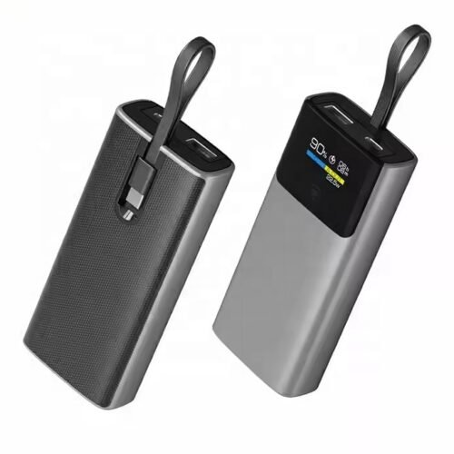 Pocket Market™ Portable 10 000 mAh Smart Power Bank with TFT Display