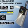 Pocket Market™ Portable 10 000 mAh Smart Power Bank with TFT Display