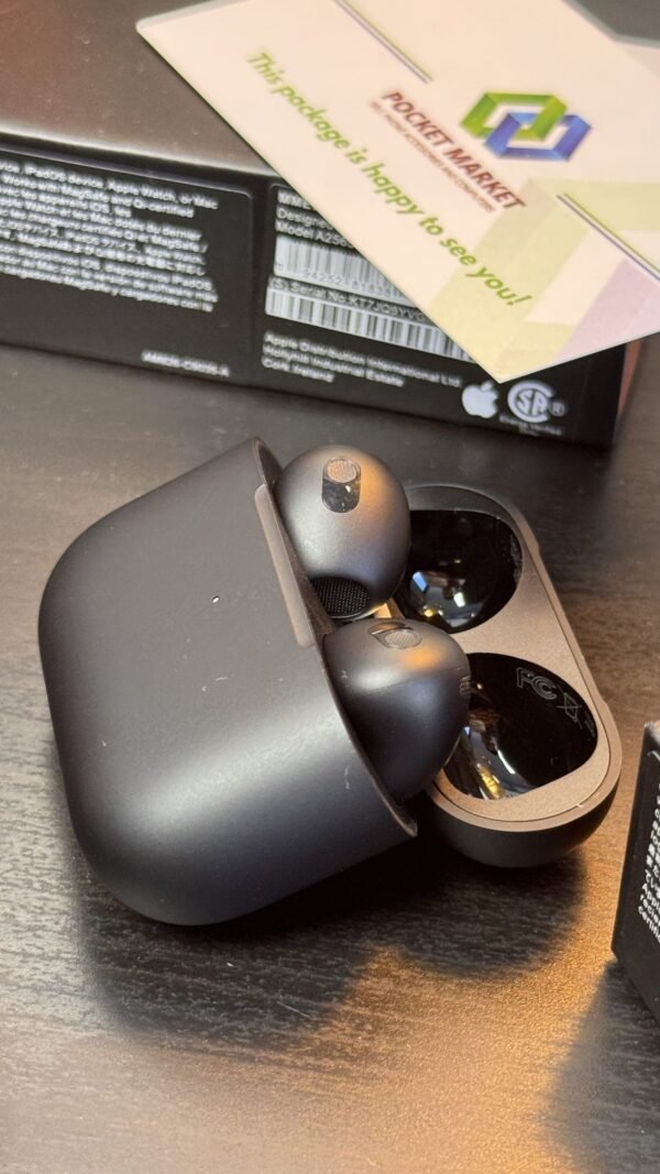 AirPods 3 Noirs Maroc – Son Puissant et Livraison Express AirPods 3 Noirs Maroc