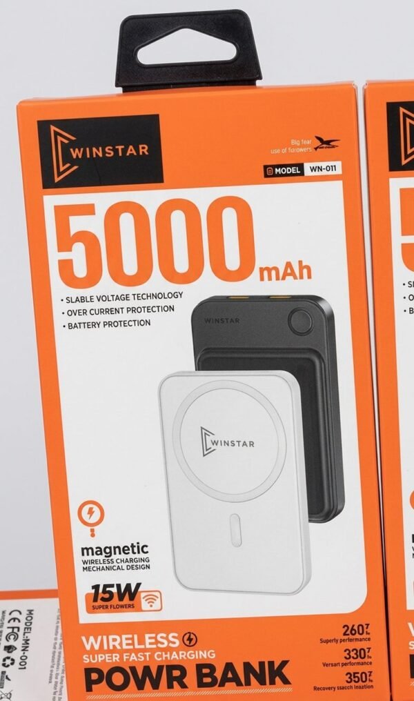 Batterie Externe Magnétique Winstar WN-011 5000mAh 15W