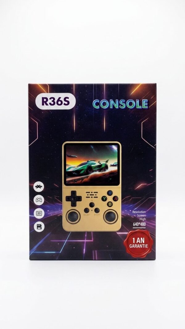 Console de Jeu R36S avec Écran Haute Résolution 640*480
