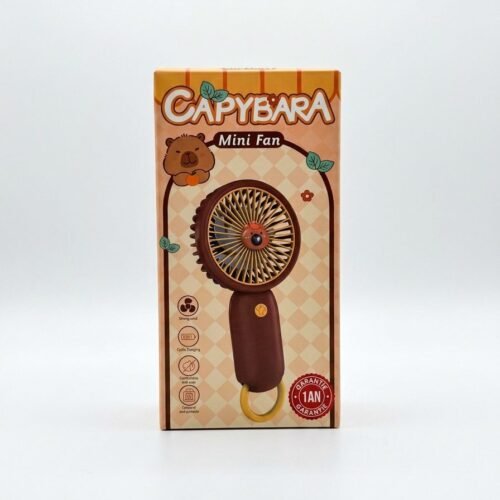 Mini Ventilateur Capybara Portable Rechargeable