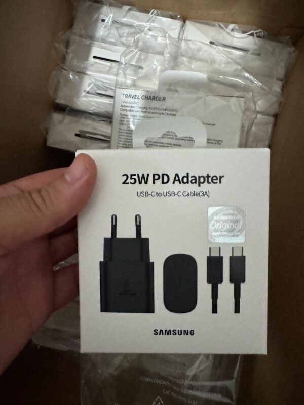 Chargeur Samsung 25W PD Adapter avec Câble USB-C