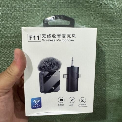 Microphone Sans Fil F11 pour Créateurs de Contenu