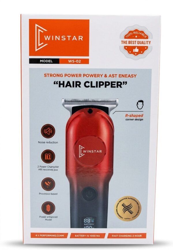 Tondeuse à cheveux Winstar WS-02 professionnelle