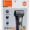 Rasoir Électrique Winstar WS-101 3-en-1 avec Tondeuses
