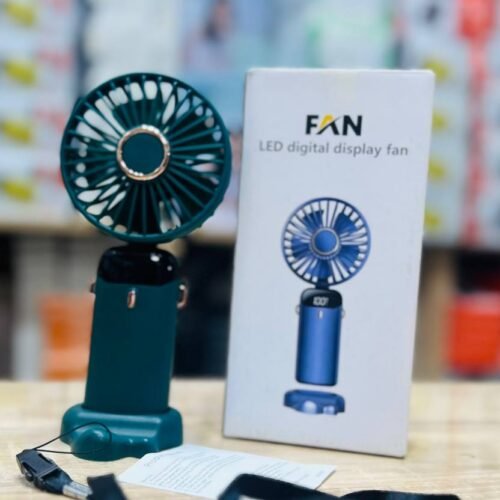 Mini Ventilateur Portable avec Écran LED Numérique