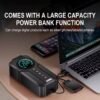 Booster de Batterie et Compresseur d’Air 2-en-1 avec Fonction Power Bank